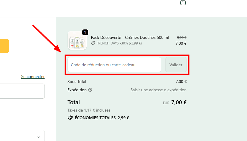 Comment appliquer un code promo sur Le Petit Olivier