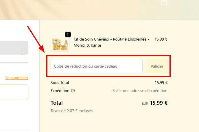 Comment utiliser un code promo sur Lovea