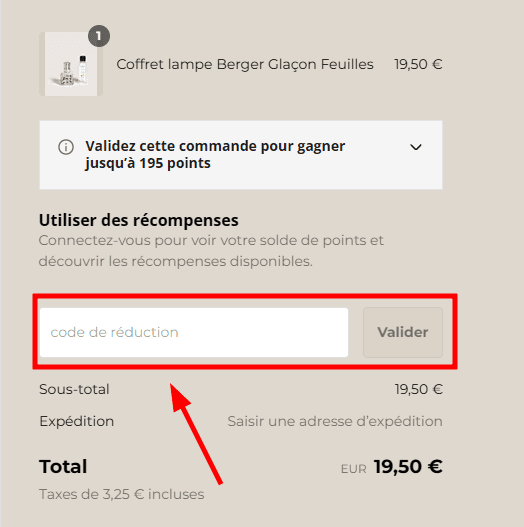 Comment utiliser un code promo sur Maison Berger