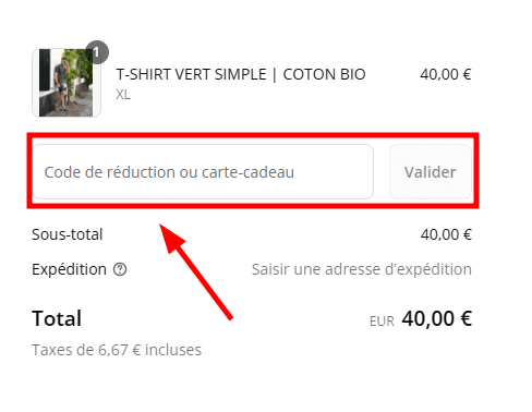 Comment activer un code promo sur Maison FT
