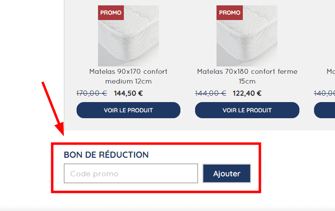 Comment utiliser un code promo sur Atelier Morphée