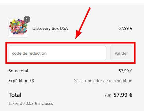 Comment utiliser un code promo sur My American Shop