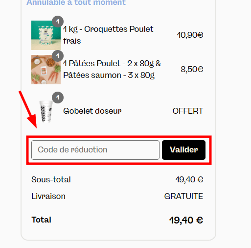 Comment utiliser un code promo sur Petty Well