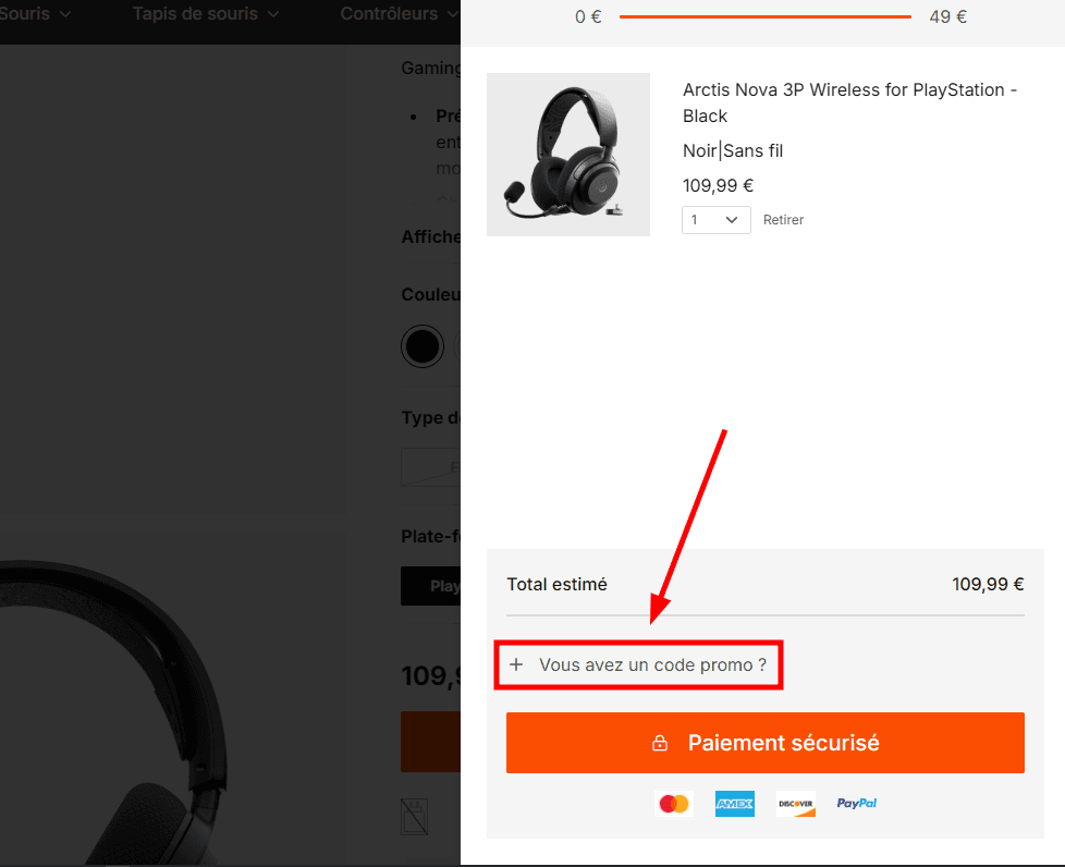 Comment activer un code promo sur Steelseries